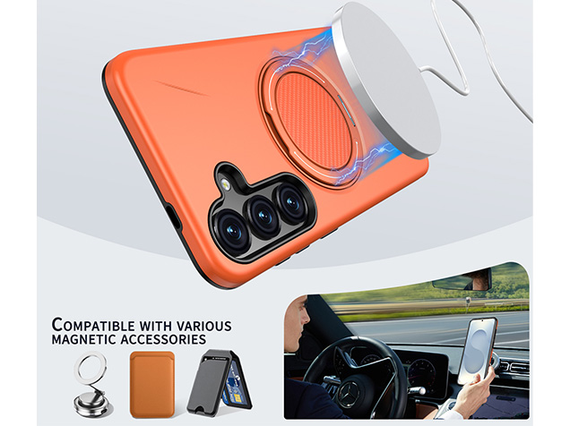 Impact Case with Ring for Samsung Galaxy S24 - Orange