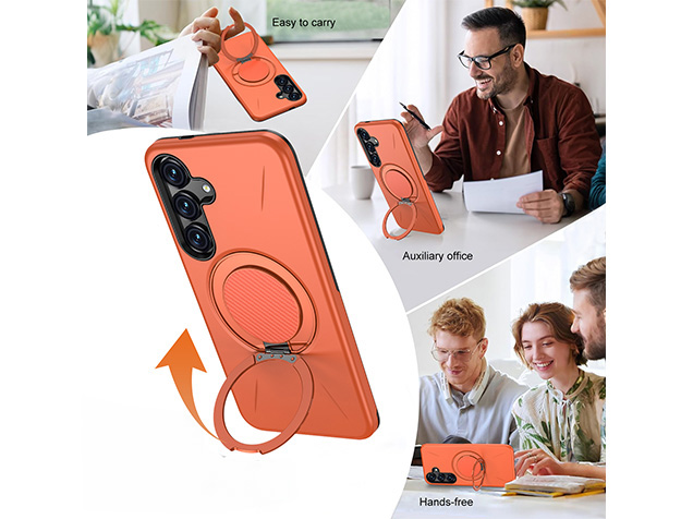 Impact Case with Ring for Samsung Galaxy S24 - Orange