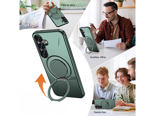 Impact Case with Ring for Samsung Galaxy S25 - Green