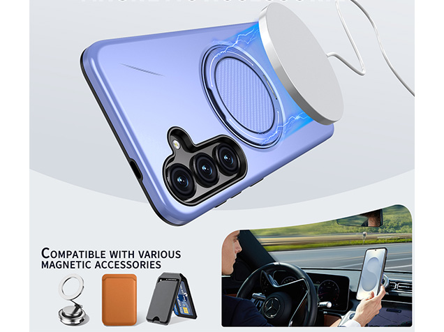 Impact Case with Ring for Samsung Galaxy S25 - Purple