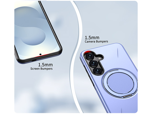 Impact Case with Ring for Samsung Galaxy S25 - Purple