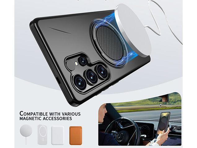 Impact Case with Ring for Samsung Galaxy S25 Ultra - Black