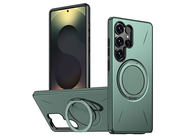 Impact Case with Ring for Samsung Galaxy S25 Ultra - Green Impact Case