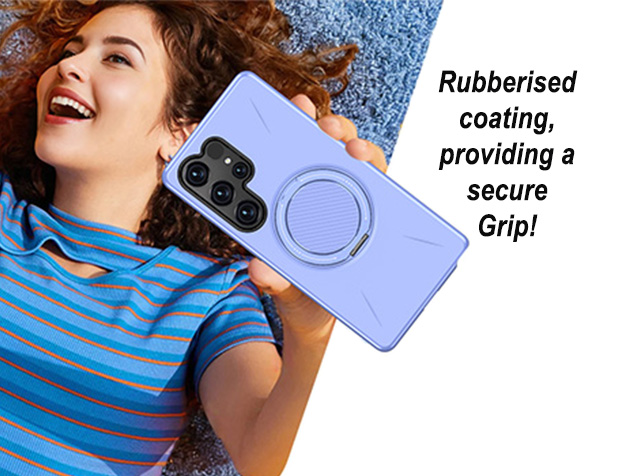 Impact Case with Ring for Samsung Galaxy S25 Ultra - Purple