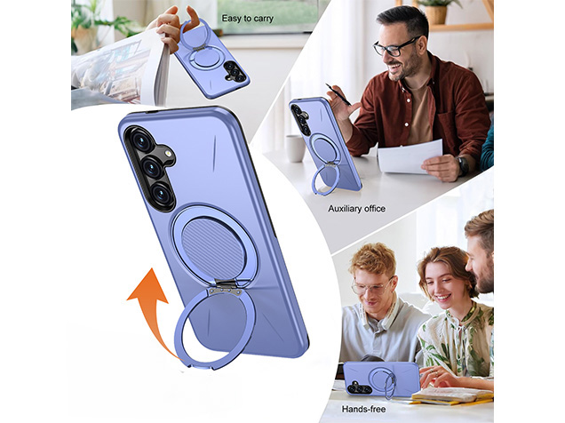 Impact Case with Ring for Samsung Galaxy S24+ - Purple