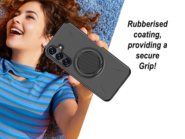 Impact Case with Ring for Samsung Galaxy S25+ - Black