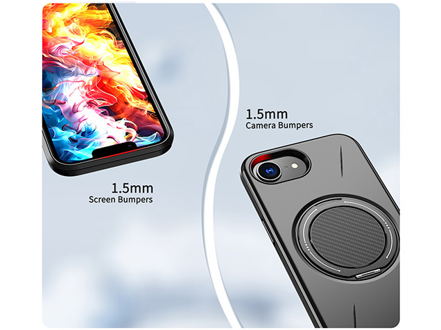 Impact Case with Ring for iPhone 16e - Black