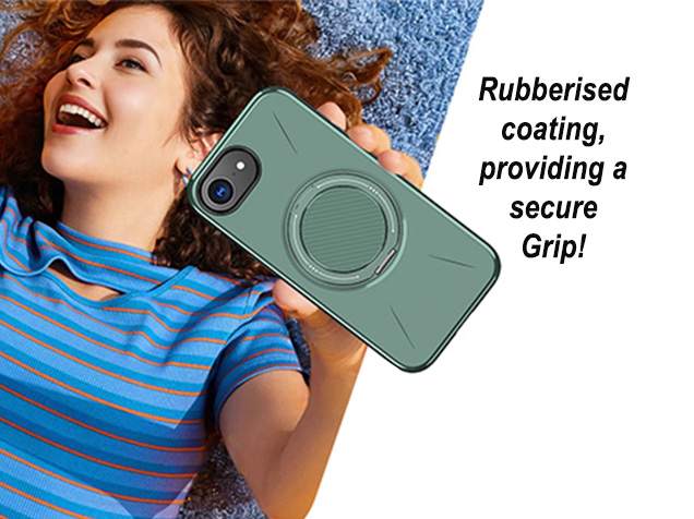 Impact Case with Ring for iPhone 16e - Green