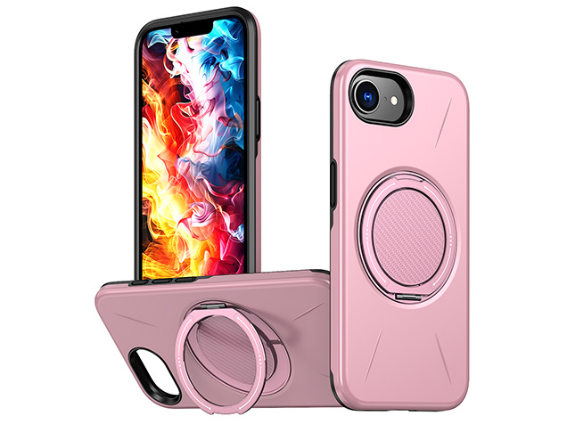 Impact Case with Ring for iPhone 16e - Pink Impact Case