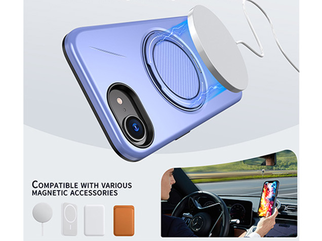 Impact Case with Ring for iPhone 16e - Purple