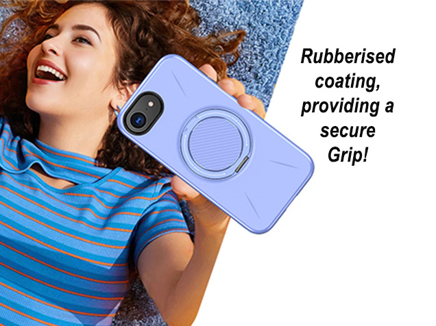 Impact Case with Ring for iPhone 16e - Purple