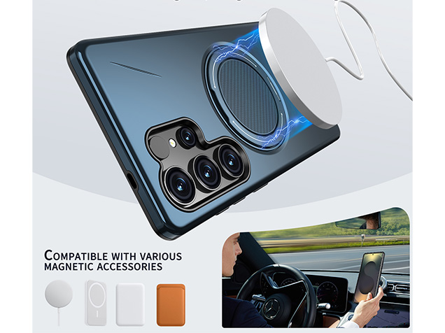 Impact Case with Ring for Samsung Galaxy S24 Ultra - Blue