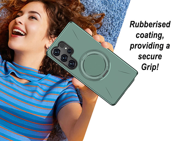 Impact Case with Ring for Samsung Galaxy S24 Ultra - Green