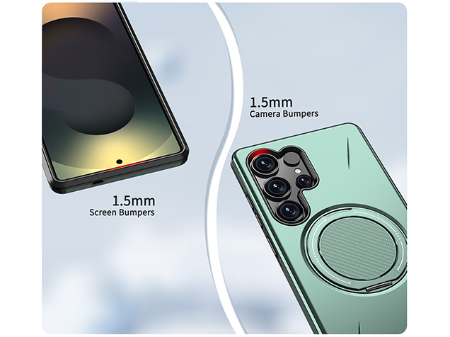 Impact Case with Ring for Samsung Galaxy S24 Ultra - Green