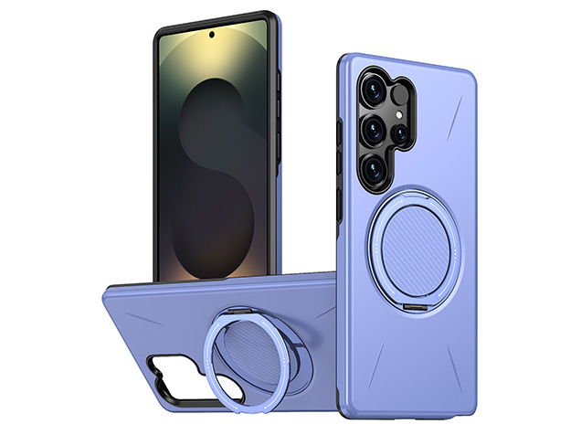 Impact Case with Ring for Samsung Galaxy S24 Ultra - Purple Impact Case