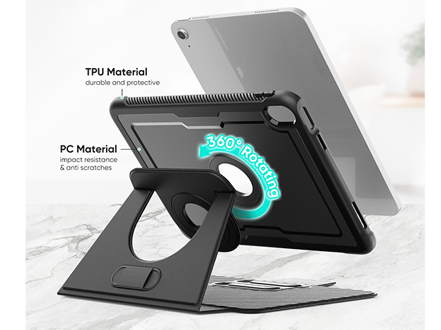 Stylish Robust Case for the iPad 10th & 11th Gen - Black