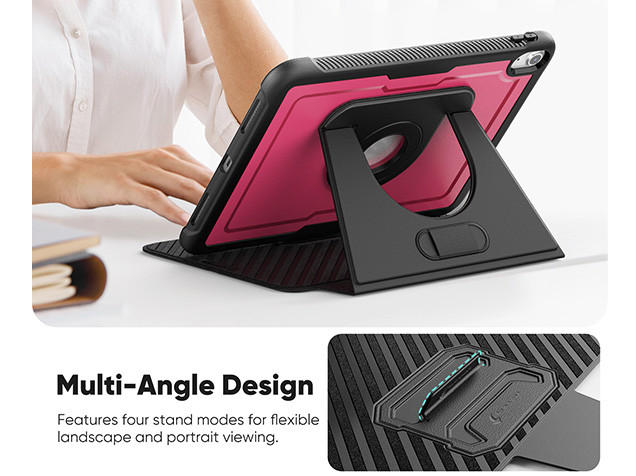 Stylish Robust Case for the iPad 10th & 11th Gen - Rose Red