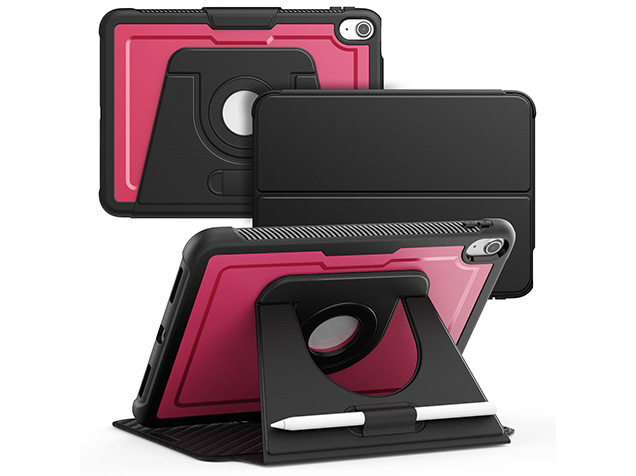 Stylish Robust Case for the iPad 10th & 11th Gen - Rose Red