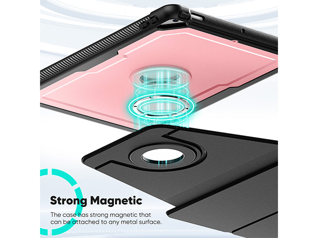 Stylish Robust Case for the iPad 10.2 (9th, 8th & 7th Gen) - Dusty Pink