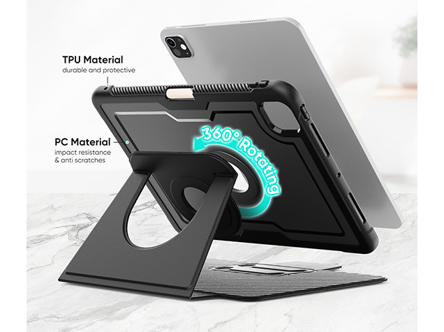 Stylish Robust Case for the iPad Pro 11 (2025 / 2024) - Black