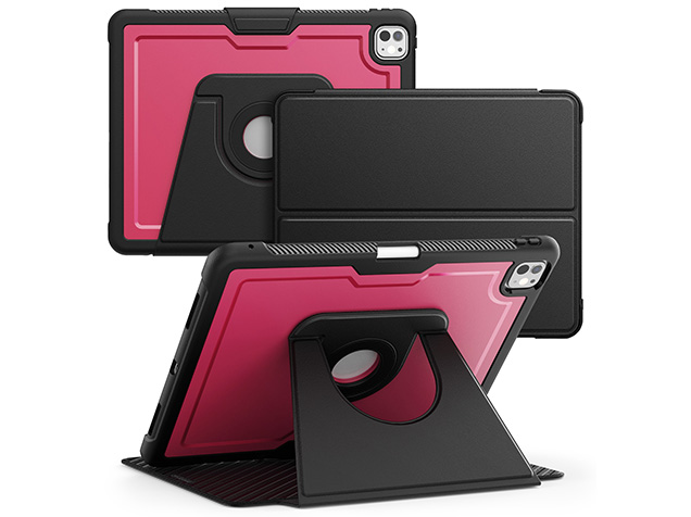 Stylish Robust Case for the iPad Pro 13 (2025 / 2024) - Rose Red