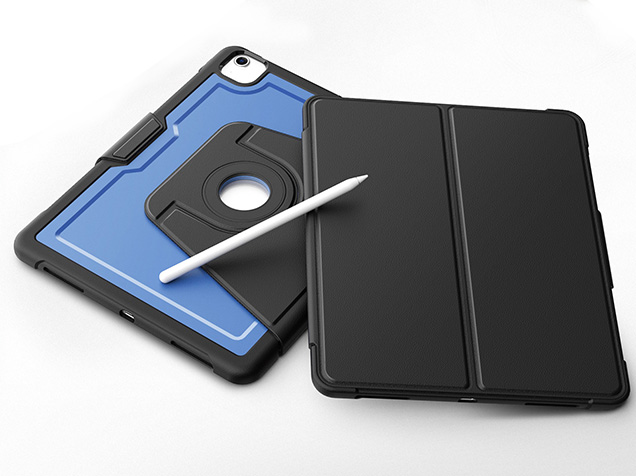 Stylish Robust Case for the iPad Air 13 (2025 / 2024) - Blue Leather Flip Case