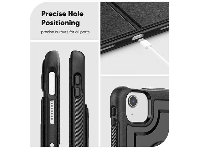 Stylish Robust Case for the iPad Air 4th & 5th Gen - Black