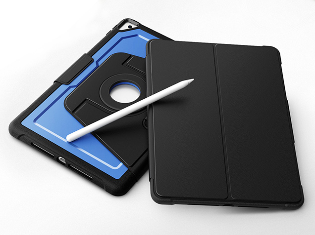 Stylish Robust Case for the iPad Pro 10.5 - Blue Leather Flip Case