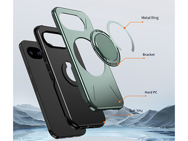 Impact Case with Ring for Google Pixel 10a - Green