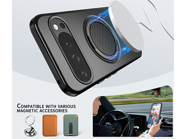 Impact Case with Ring for Google Pixel 9 Pro XL - Black