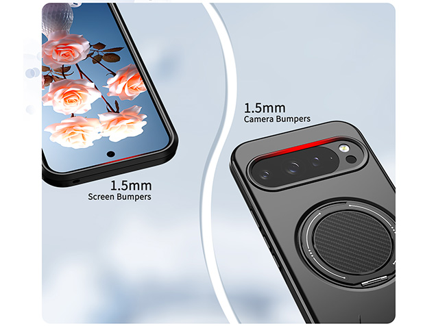 Impact Case with Ring for Google Pixel 9 Pro XL - Black