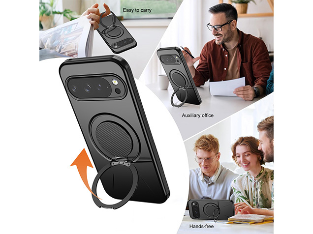 Impact Case with Ring for Google Pixel 9 Pro XL - Black