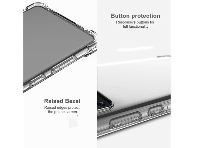 Gel Case with Bumper Edges for Google Pixel 10a - Clear