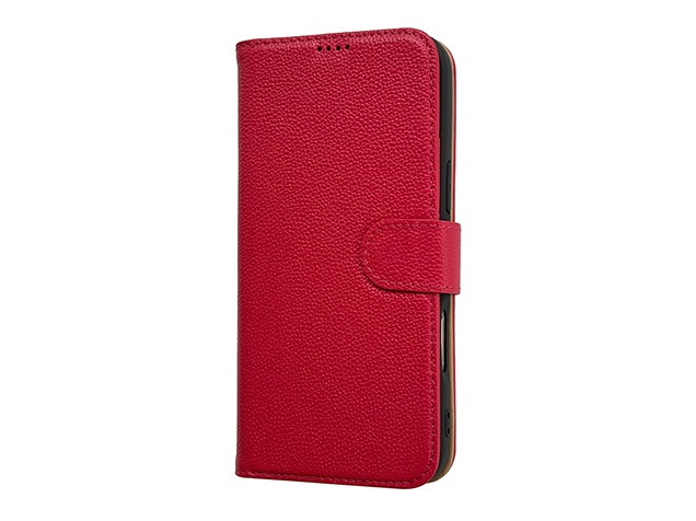 Premium Leather Wallet Case for Apple iPhone 17e - French Rose