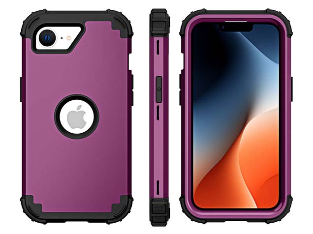 Defender Case for iPhone 17e - Plum