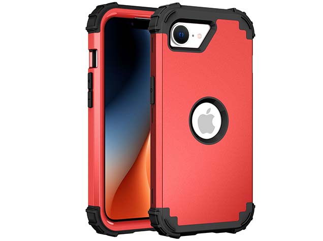 Defender Case for iPhone 17e - Red Impact Case