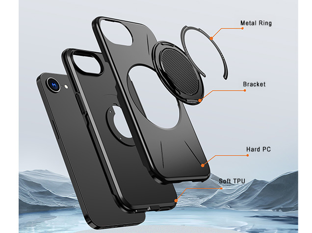 Impact Case with Ring for iPhone 17e - Black