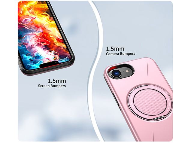 Impact Case with Ring for iPhone 17e - Pink