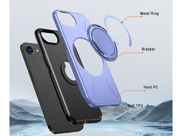 Impact Case with Ring for iPhone 17e - Purple