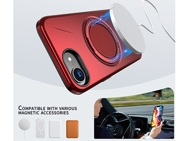 Impact Case with Ring for iPhone 17e - Red