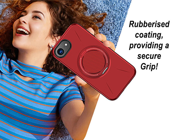 Impact Case with Ring for iPhone 17e - Red