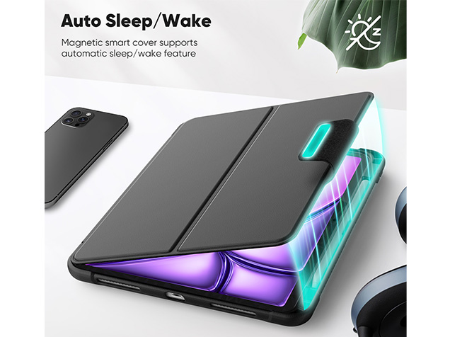 Stylish Robust Case for the iPad Air 11 (2026) - Rose Red