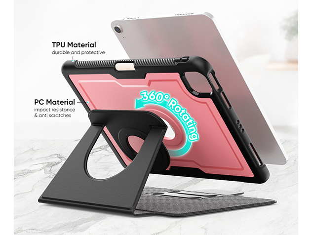 Stylish Robust Case for the iPad Air 11 (2026) - Dusty Pink