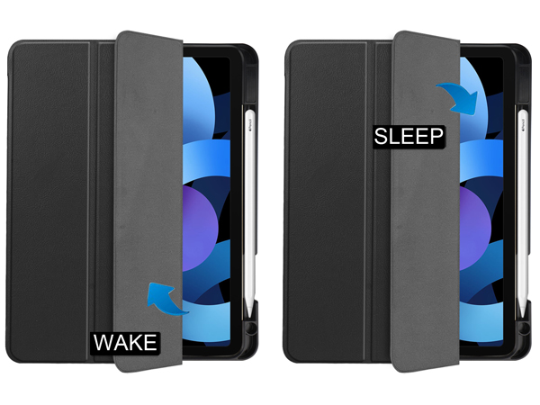 Synthetic Leather Flip Case with Stand for iPad Air 11 inch (2026) - Teal