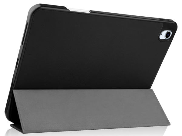 Synthetic Leather Flip Case with Stand for iPad Air 11 inch (2026) - Black Leather Flip Case