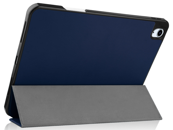 Synthetic Leather Flip Case with Stand for iPad Air 11 inch (2026) - Navy Leather Flip Case