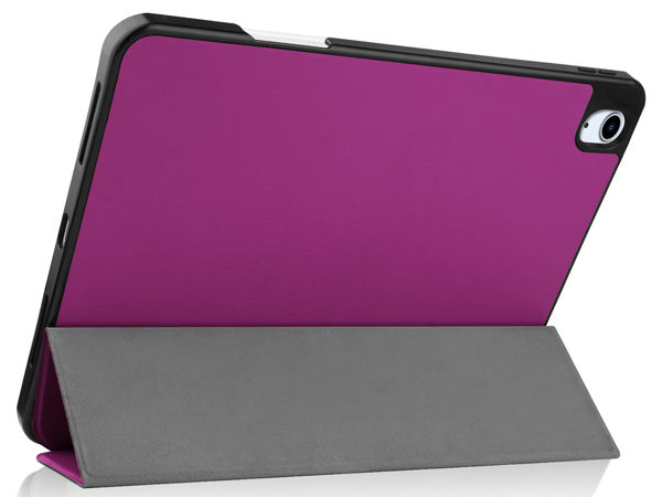 Synthetic Leather Flip Case with Stand for iPad Air 11 inch (2026) - Purple Leather Flip Case