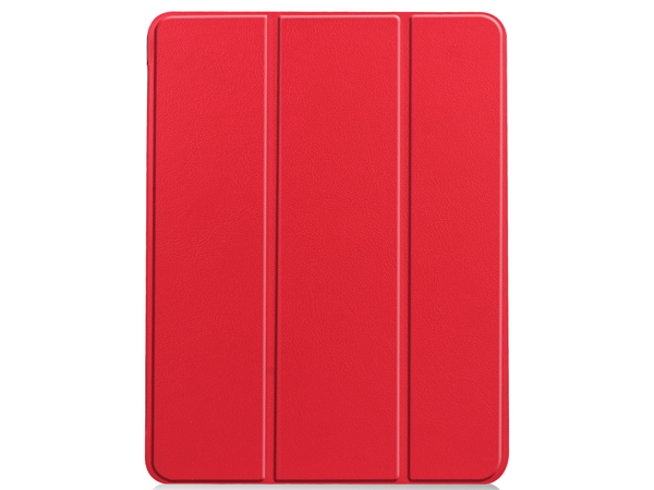 Synthetic Leather Flip Case with Stand for iPad Air 11 inch (2026) - Red