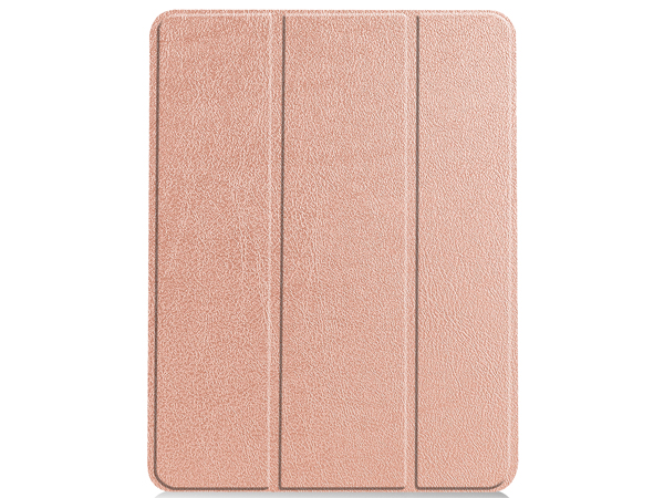 Synthetic Leather Flip Case with Stand for iPad Air 11 inch (2026) - Rose Gold