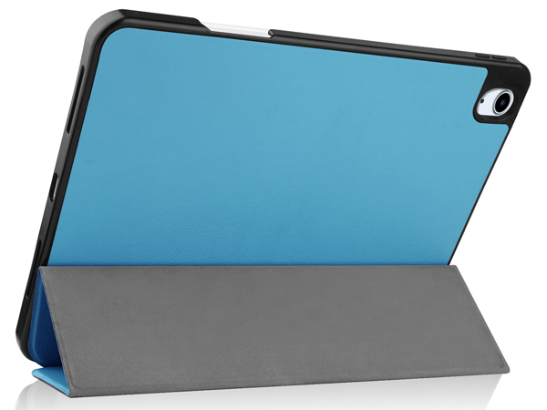 Synthetic Leather Flip Case with Stand for iPad Air 11 inch (2026) - Sky Blue Leather Flip Case